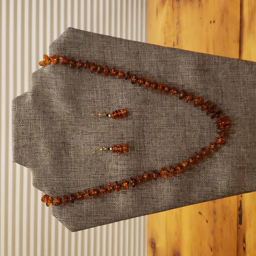 Beautiful necklace and earrings